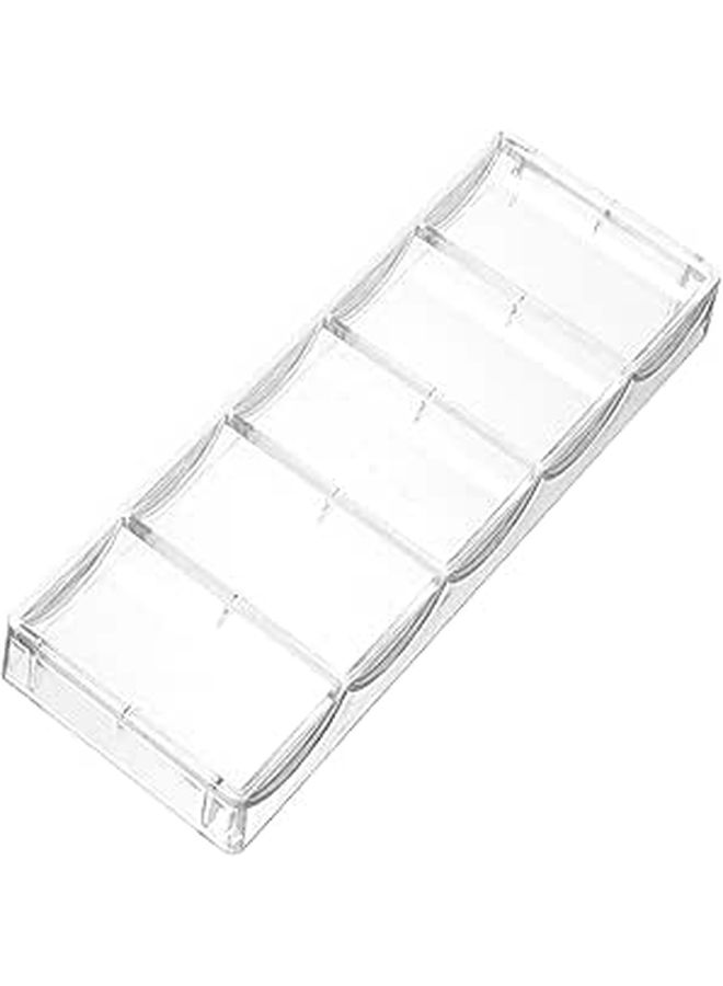 Multi Functional Portable Poker Chip Holder Transparent Storage Box Wear Resistant Organizer - Image 1