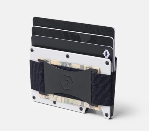 The Ridge Ridge Wallet for Men - Slim Minimalist Compact Wallet and Card Holder, RFID Protected Front Pocket Wallets for Men with Integrated Cash Strap (NASA Glow) - Image 2