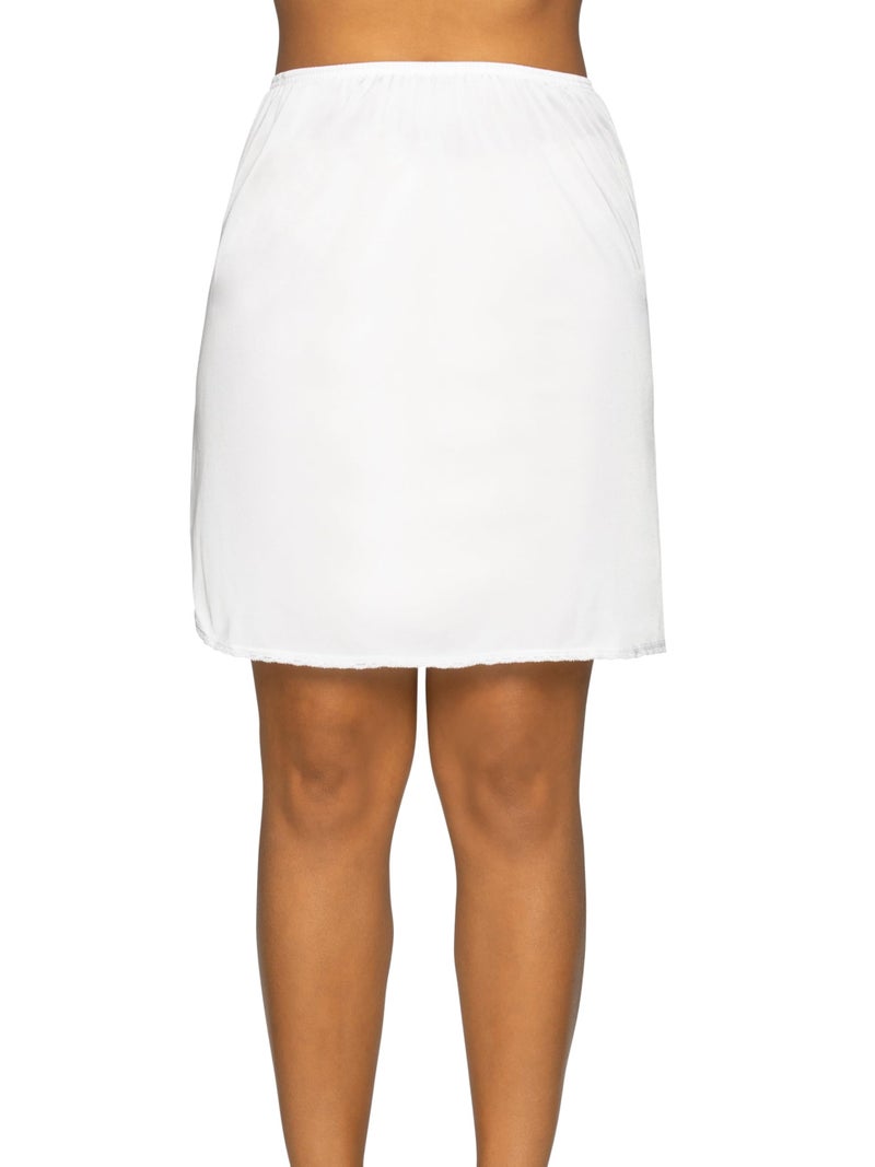 Vanity Fair Womens Anti-static Nylon For Under Dresses Half Slip, 20" Length - White, Small US - Image 1