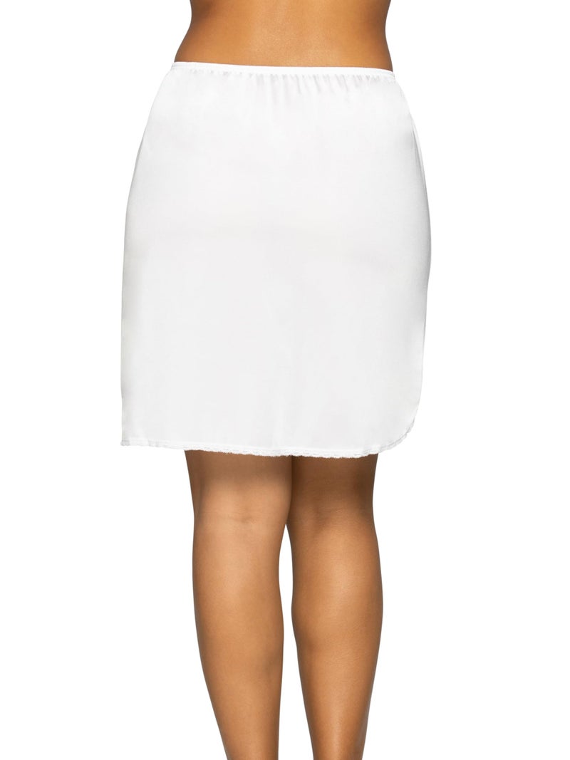 Vanity Fair Womens Anti-static Nylon For Under Dresses Half Slip, 20" Length - White, Small US - Image 3