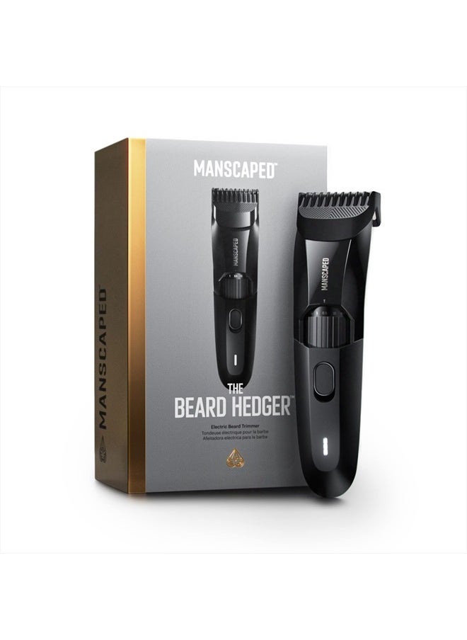 manscaped - ® The Beard Hedger™ Premium Men's Beard Trimmer, 20 Length Adjustable Blade Wheel, Stainless Steel T-Blade for Precision Facial Hair Trimming, Cordless Waterproof Wet/Dry Clipper - Image 1