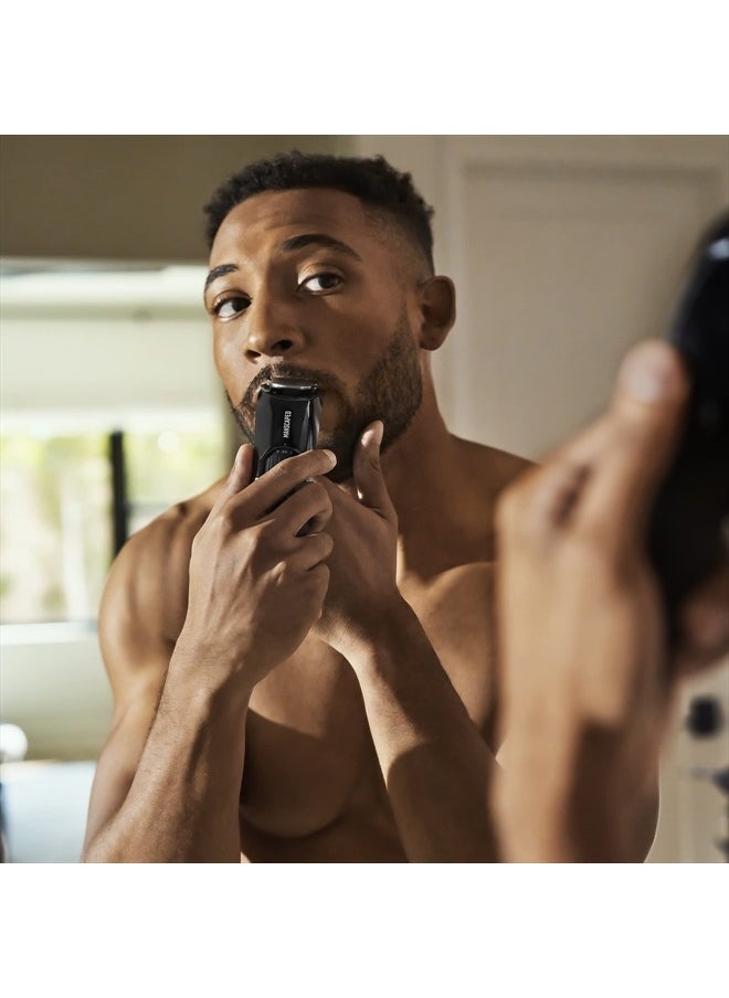 manscaped - ® The Beard Hedger™ Premium Men's Beard Trimmer, 20 Length Adjustable Blade Wheel, Stainless Steel T-Blade for Precision Facial Hair Trimming, Cordless Waterproof Wet/Dry Clipper - Image 1