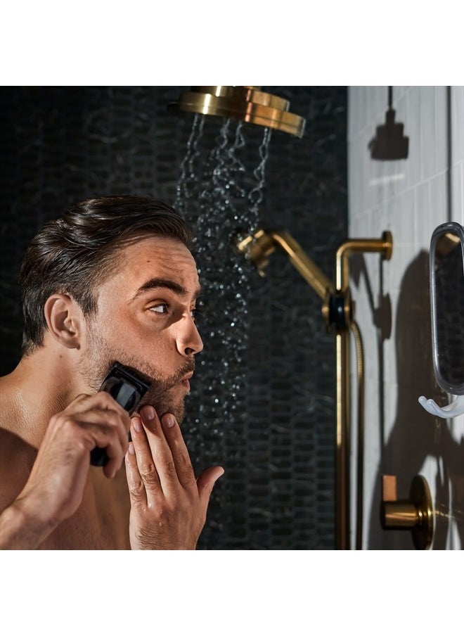 manscaped - ® The Beard Hedger™ Premium Men's Beard Trimmer, 20 Length Adjustable Blade Wheel, Stainless Steel T-Blade for Precision Facial Hair Trimming, Cordless Waterproof Wet/Dry Clipper - Image 1