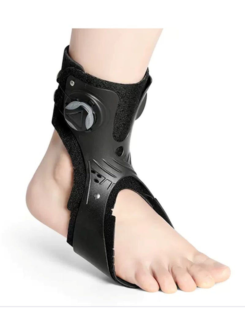 KASTWAVE KASTWAVE AFO Drop Foot Brace Orthosis, Ankle Orthosis Support with Comfortable Inflatable Airbag, Foot Drop Brace Splint Ankle Foot Orthosis Walking for Hemiplegia Stroke Shoes Walking (Right Foot XL) - Image 1