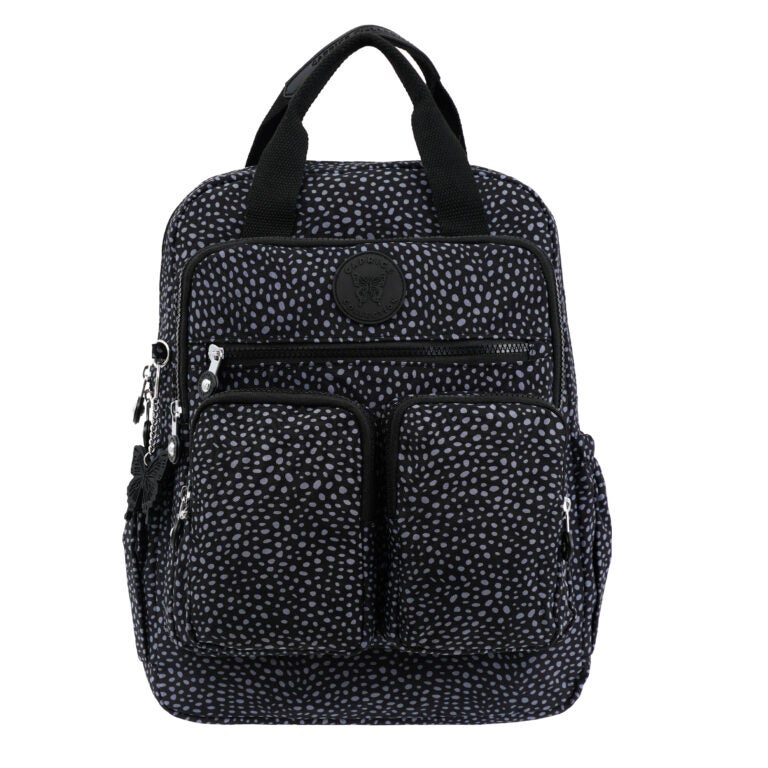 مجموعة كابريس حقيبة ظهر نسائية من Caprice Collection مصنوعة من النايلون – خفيفة الوزن ومقاومة للماء وتصميم متعدد الجيوب - Image 1