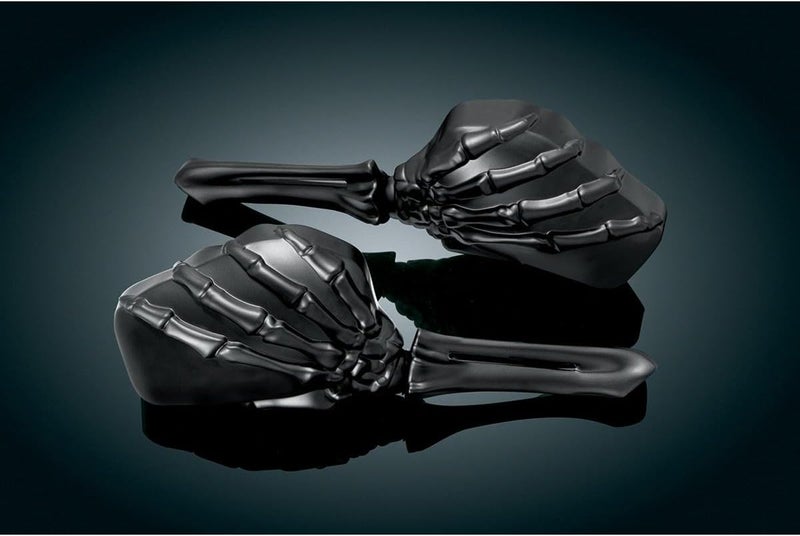 Kuryakyn Skeleton Hand Motorcycle Mirrors - Image 5