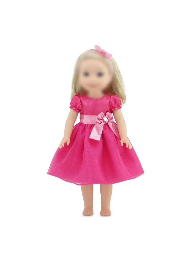 Emily Rose 14.5 Inch Doll Beautiful 14" Doll Jeweled Pink Party Dress Includes Matching Headband Accessory ; Perfect For Valentine'S Day! - Image 5