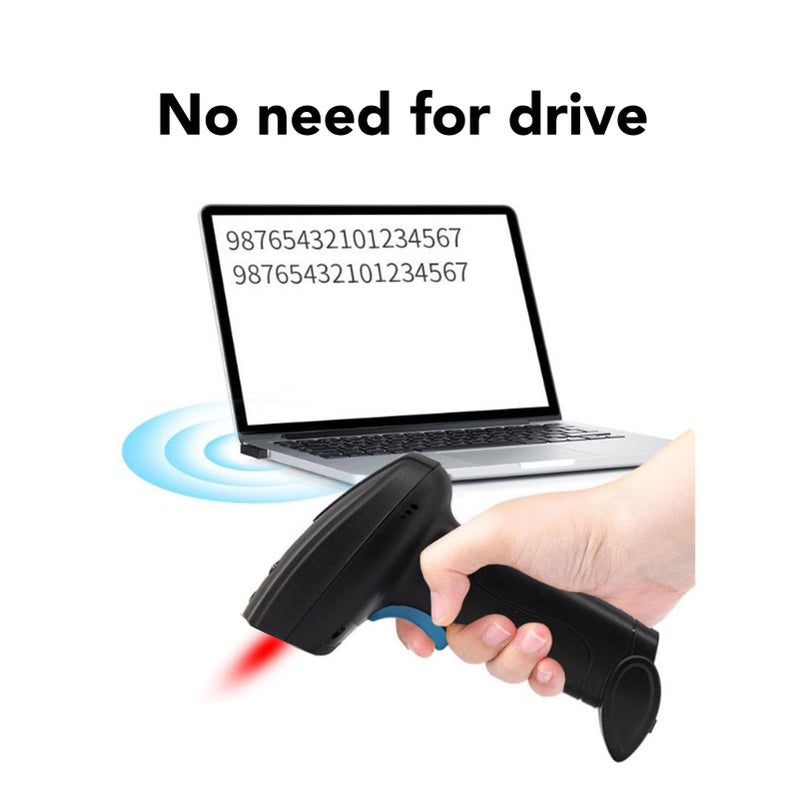 Ciciglow 1D Barcode Scanner 2.4G USB Portable Code Reader With Long Transmission Distance For Mobile Tablets - Image 5