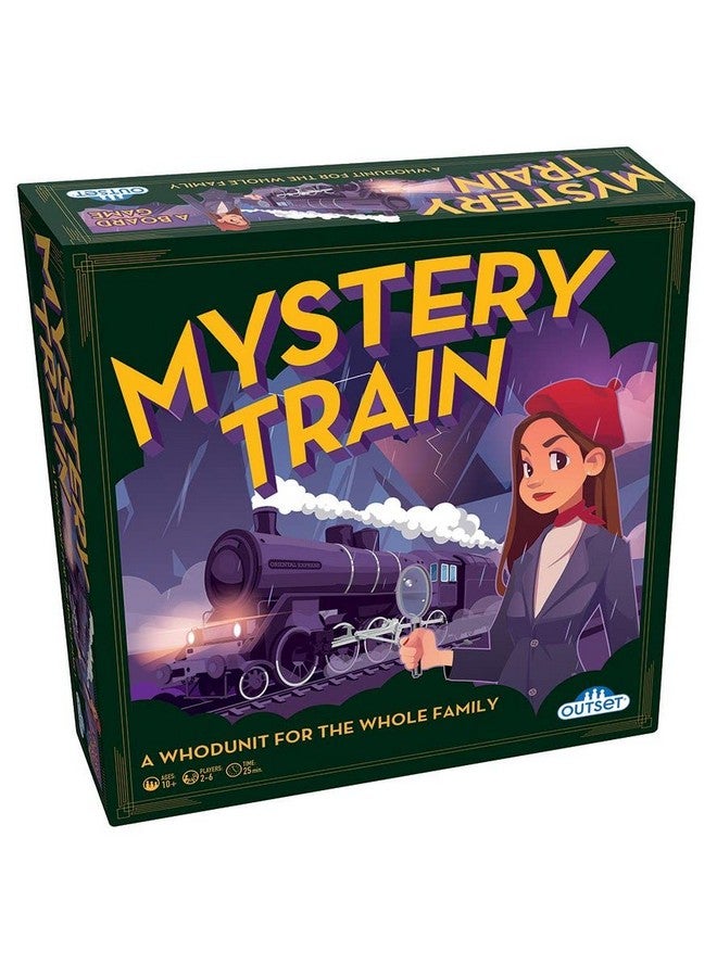 Outset Media Mystery Train A Game Of Whodunit For The Whole Family For 2 To 6 Players Ages 10 And Up By Outset Media - Image 1