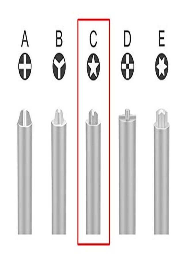 QianLi ToolPlus iThor Screwdriver C - Pentalobe 0.8mm P2 - Image 4