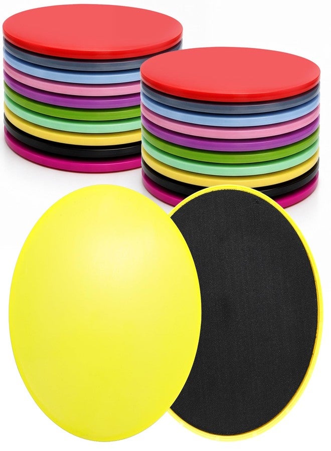DEAYOU 20 Pack Core Sliders for Working Out, Dual Sided Exercise Gliding Discs, Exercise Sliders Fitness Discs for Training Abdominal Core Strength Full Body Workout on Carpet or Hardwood Floors - Image 1