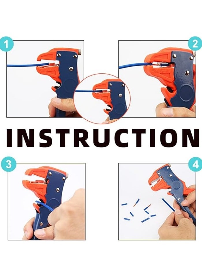 Automatic Wire Stripper and Cutter 2-in-1 - Quick Strip Adjustable Eagle Nose Tool for Electronics and Automotive Wiring  - Image 3