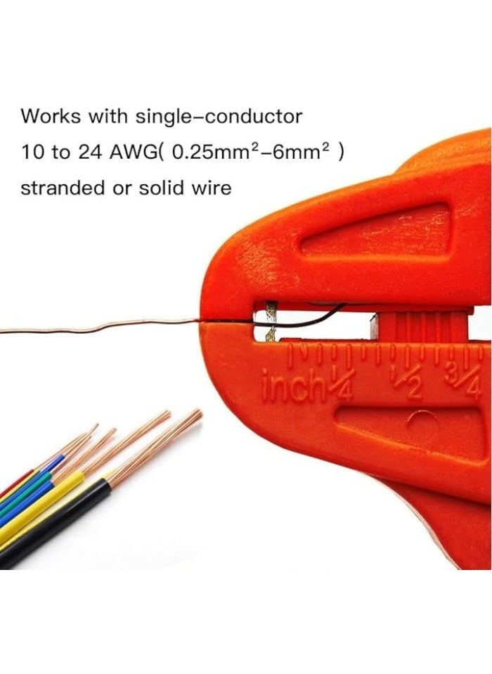 Automatic Wire Stripper and Cutter 2-in-1 - Quick Strip Adjustable Eagle Nose Tool for Electronics and Automotive Wiring  - Image 2