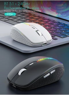 iMice BLUETOOTH DUAL-MODE RECHARGEABLE SILENT 6-BUTTON WIRELESS GAMING MOUSE TYPE-C INTERFACE  - Image 2