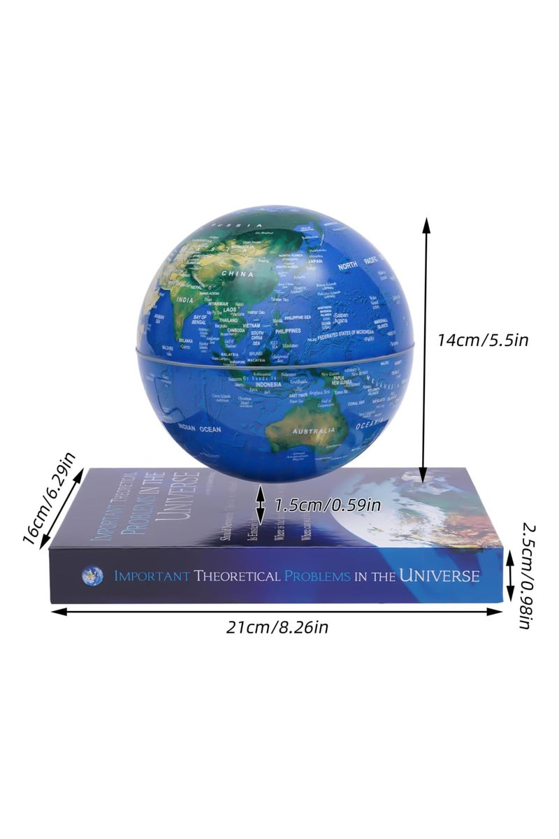 Magnetic Levitating Globe LED RGB Levitation Floating Geographic Globe Deco Gift - Image 3