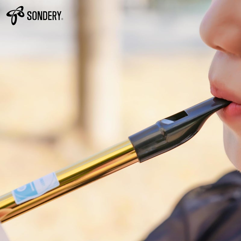 Sondery صفارة القصدير الأيرلندية Sondery بمفتاح D مصنوعة من النحاس، صوت نحاسي مشرق من نوع الرياح، صفارة بيني. - Image 4