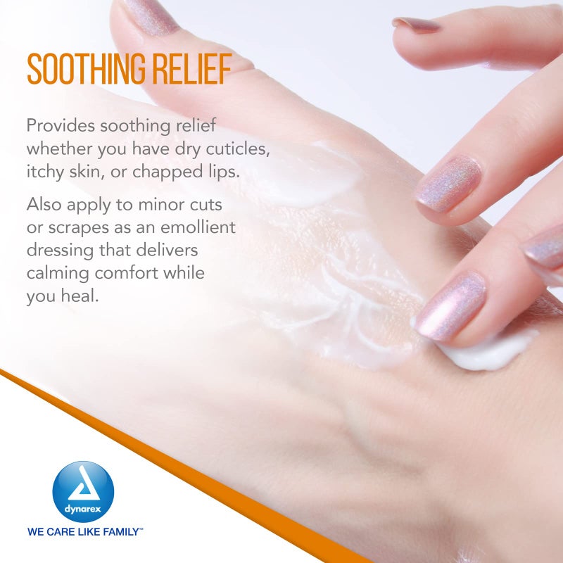 Dynarex White Petrolatum, Petroleum Jelly for Dry, Damaged or Cracked Skin, Soothing White Petroleum Jelly for Minor Skin Irritations, 6 Pack of Petroleum Jelly Tubes, 1 Ounce (Pack of 6) - Image 3