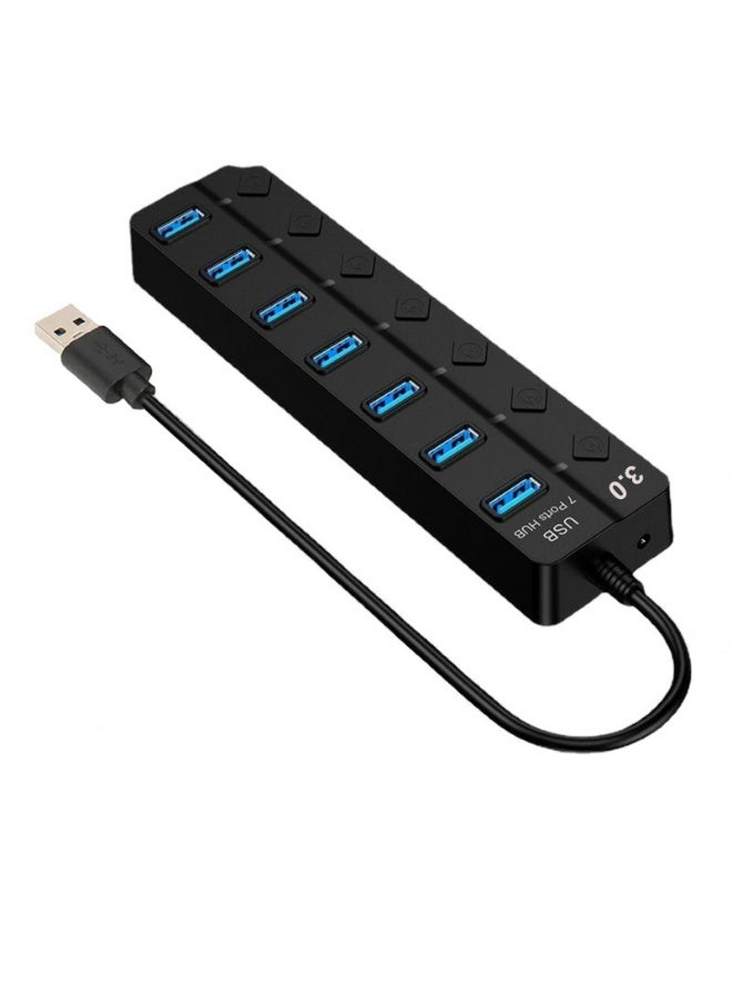USB HUB 3.0/2.0 USB Splitter 7-IN-1 USB Adapte Multi-Hub Independent Switch Dock Desktop Laptop Accessories - Image 1
