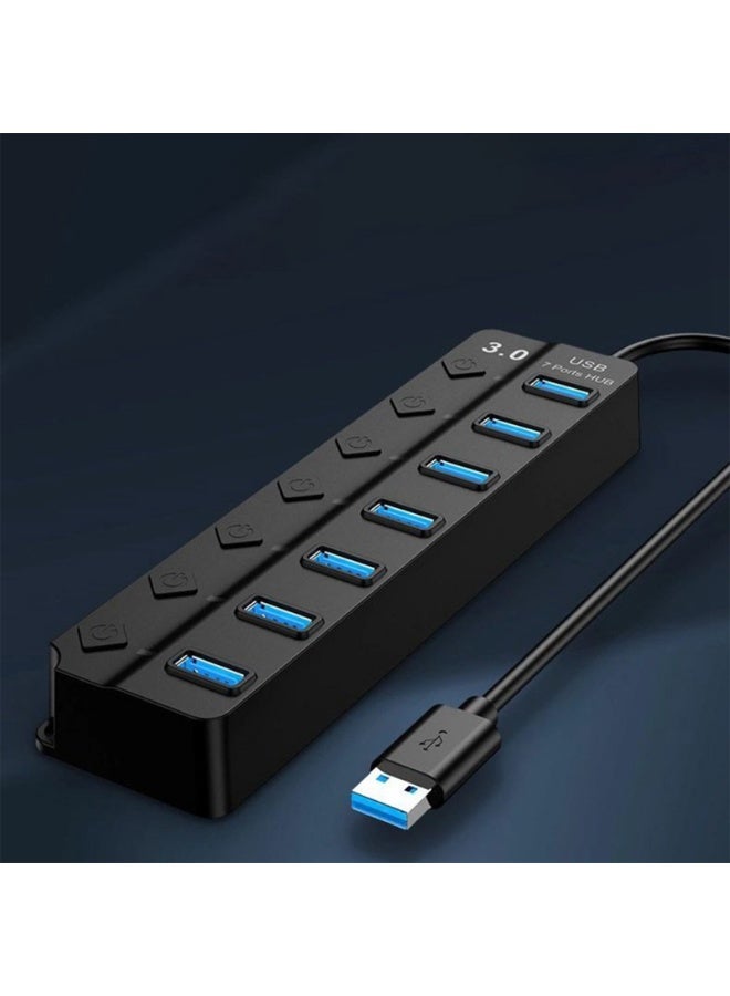 USB HUB 3.0/2.0 USB Splitter 7-IN-1 USB Adapte Multi-Hub Independent Switch Dock Desktop Laptop Accessories - Image 4
