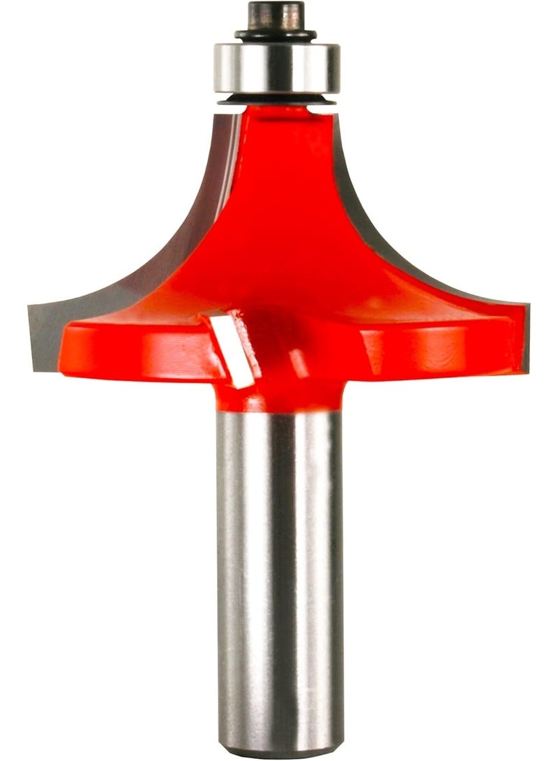 freud Freud Quadra-Cut Radius Rounding Over Bit with Perma-Shield Coating for Flawless Finish - 4 Cutters, 1/4" Shank Dia., 3/4" Radius, 2-7/8" Length - 34-128  - Image 1