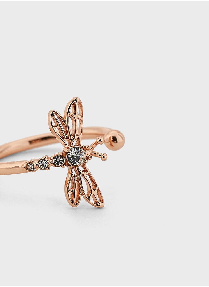 OLIVIA BURTON - Dancing Dragonfly Ring - Image 1