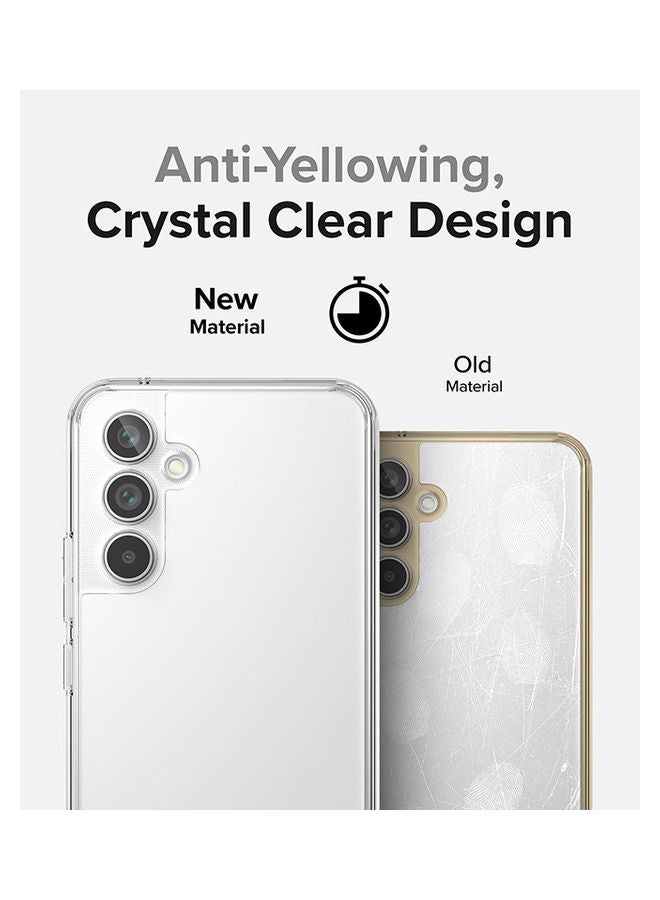 Ringke Fusion Series Cover Compatible with Samsung Galaxy A54 5G Case Translucent Anti-Scratch Hard PC Back Shockproof TPU Bumper Protective Phone Case - Clear - Image 3
