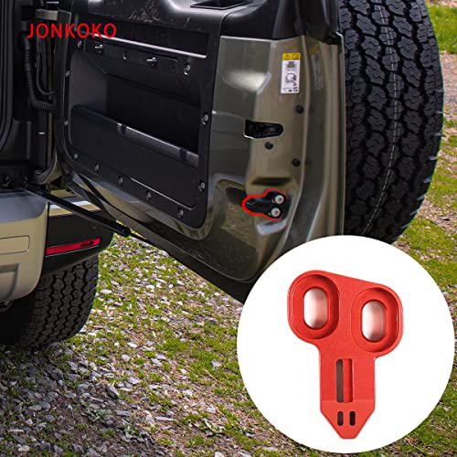 TINKI Fits for Land Rover Defender 110 2020 2021 2022 Accessories Car Tailgate Door Lock Outer Buckle Striker Limiting Stopper Trim, Solve Abnormal Noise, Prevent Move - Image 3