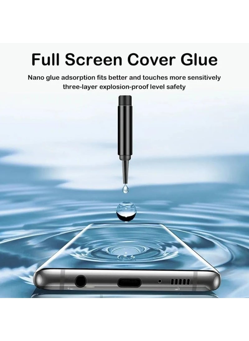 Generic - Uv Privacy Screen Protector for Oppo Find X5 Pro 5G Glass Fingerprint Reader Support 3D Curved Anti Spy Tempered Glass Screen Protector - Image 1