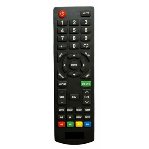 Upix LCD/LED Remote No. IX649, Compatible/Replacement for Intex LCD/LED TV Remote Control (Exactly Same Remote Will Only Work) - Image 1