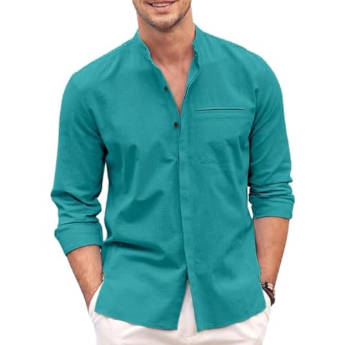 Bellstone Men's Solid Cotton Shirt | Casual | Plain | Full Sleeve | Summer-Regular Fit| Men Stylish Shirt | Everyday Formal Wear |Soft Breathable Fabric | Everyday Smart Casual Wear - Image 1