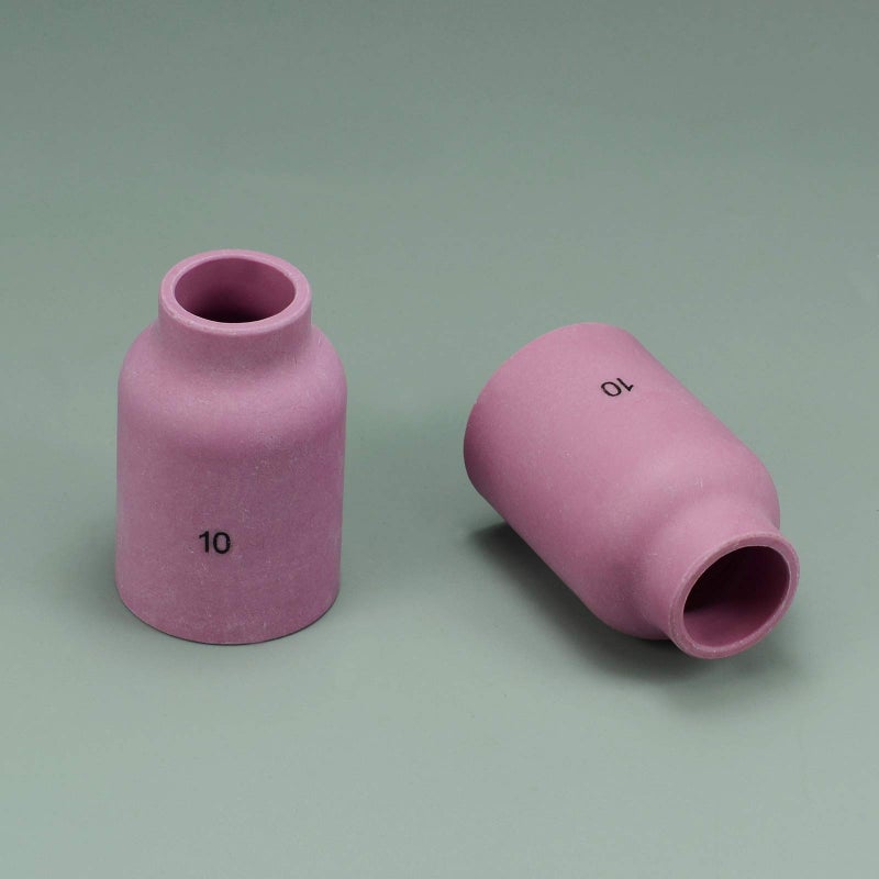RIVERWELD TIG Gas Lens Alumina Nozzle Ceramic Cups Jumbo Large Diameter 53N88 10# 5/8" 16.00mm Orifice for PTA DB SR WP 9 17 18 20 25 26 TIG Welding Torch Pack of 5 - Image 2
