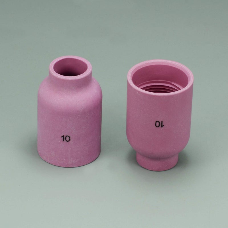 RIVERWELD TIG Gas Lens Alumina Nozzle Ceramic Cups Jumbo Large Diameter 53N88 10# 5/8" 16.00mm Orifice for PTA DB SR WP 9 17 18 20 25 26 TIG Welding Torch Pack of 5 - Image 3