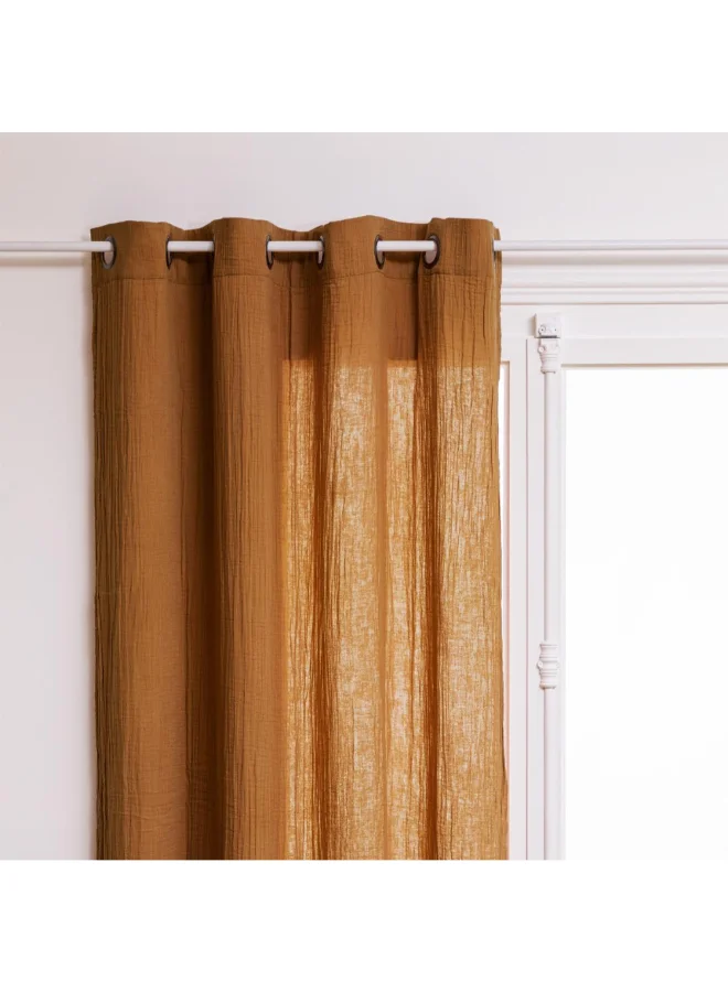 Atmosphera Jamana High Quality Cotton Curtain Cinnamon Brown 130 x 260 cm 196213R