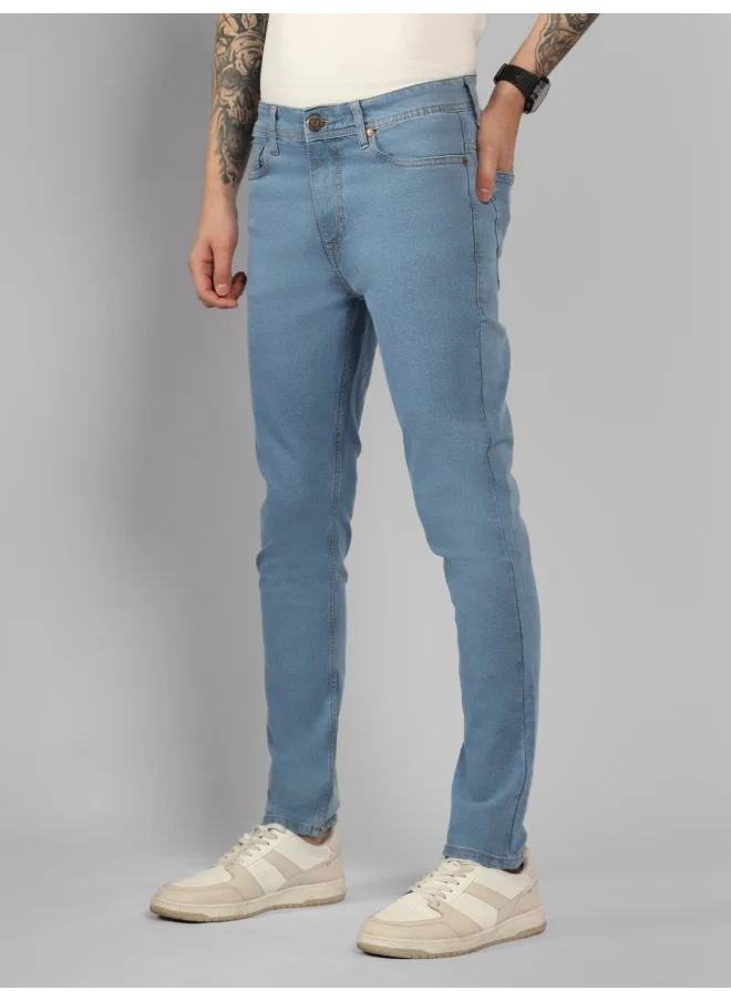 هاي ستار Men’s Relaxed Fit Light Fade Blue Jeans – Comfortable and Trendy