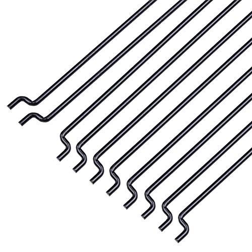Hobbypark Φ1.2mm x L120mm Steel Z Style Pull/Push Rods Parts for RC Airplane Plane Boat Replacement (Pack of 10) - Image 2