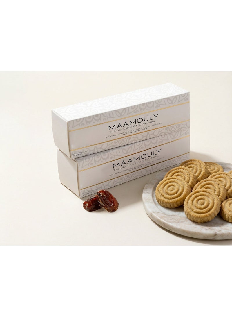Maamouly - Dates Maamoul | Box of 12 | Sugar free - 100% Natural-  420 Gram - Image 2