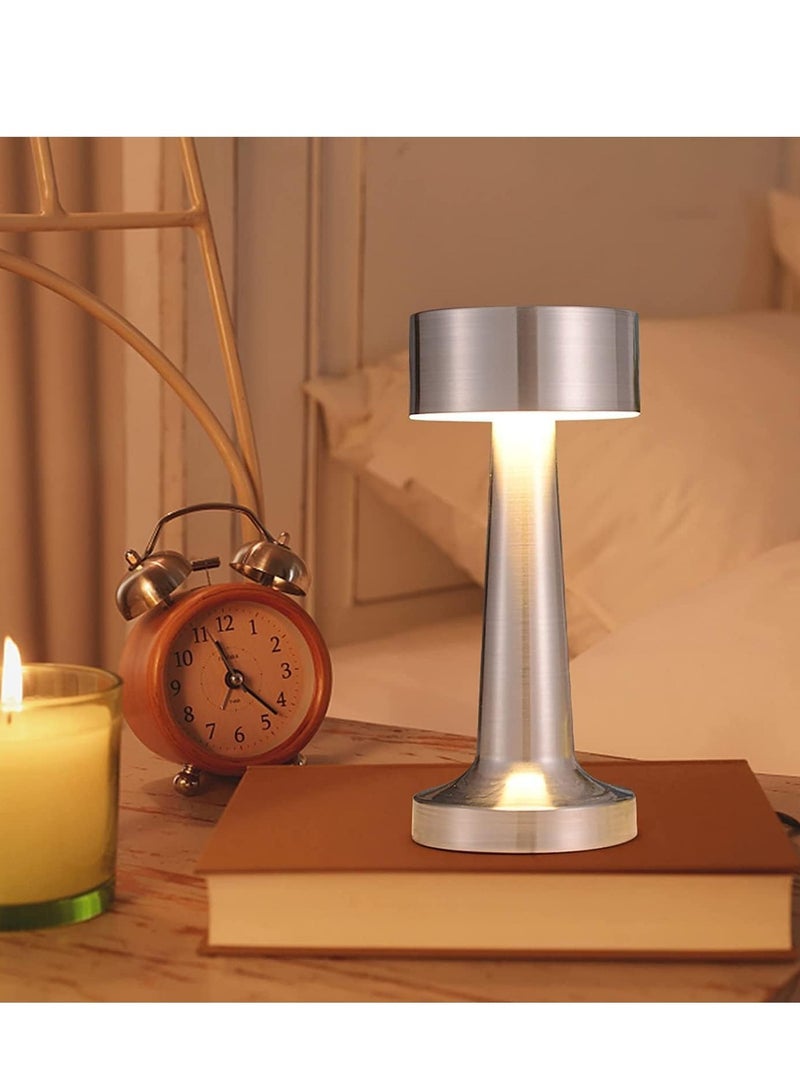 Table Lamp-LED Nightstand Lamp, Crystal Table Lamps, Night Light Creative, Portable Rechargeable Lamp for Living Room Decoration, Bedroom - Image 2