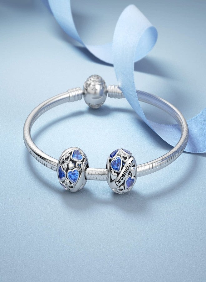 DALARAN December Birthstone Charms for Pandora Charms Bracelet S925 Birthday Mother's Day Present for Women - Image 2