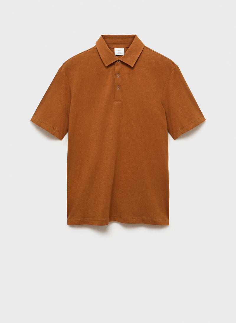 Mango Man Regular Fit Polo Shirt  - Image 5