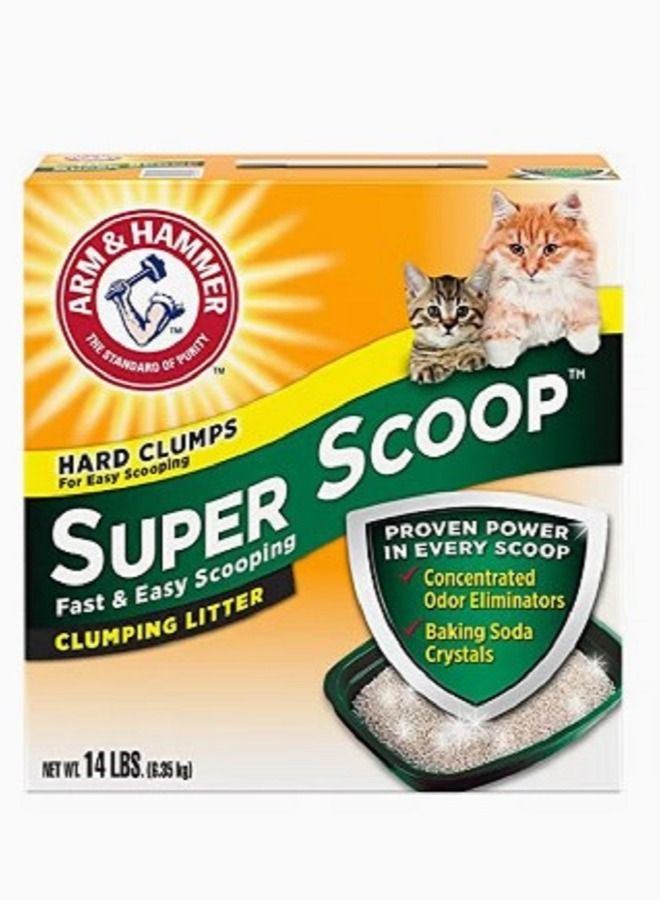 Arm & Hammer Super Scoop Clumping Litter 6.35kg - Image 1