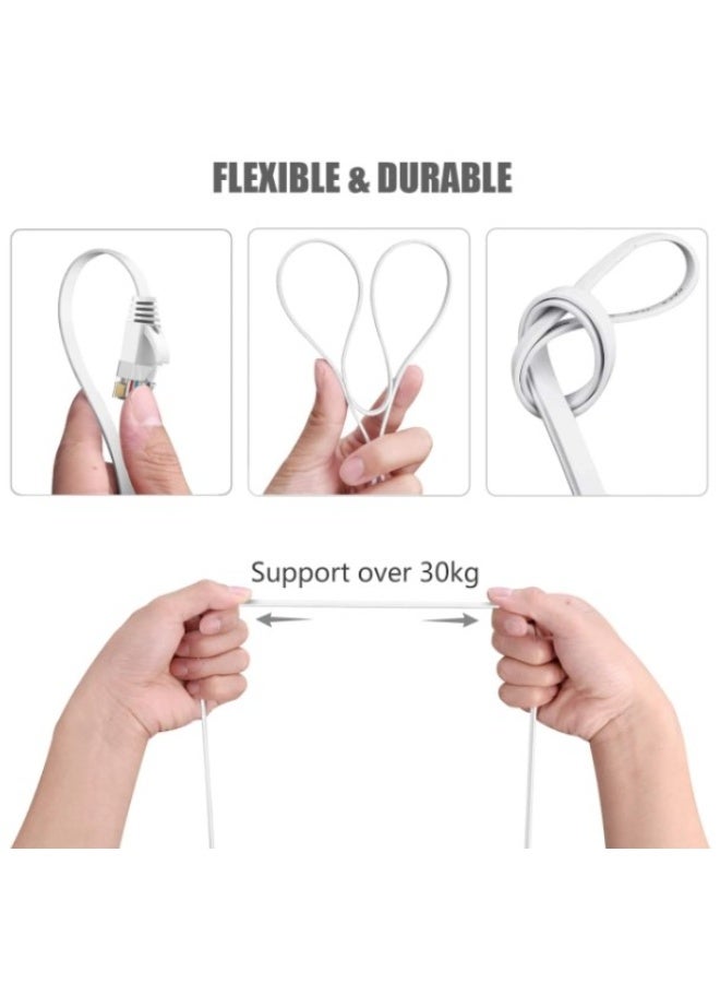 Haing High Speed Utp Cat 6 flat Ethernet Cable 1M-2M - Image 4