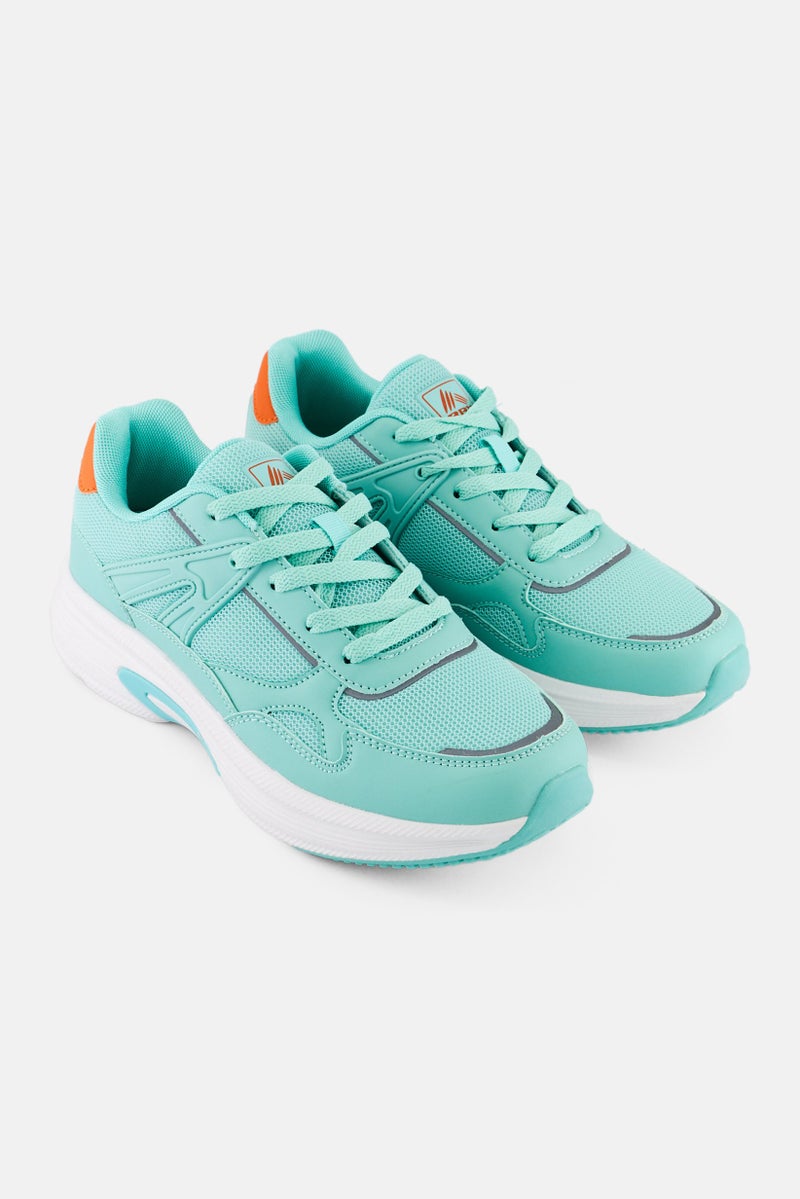 RBX Women Lace Up Outdoor Shoes, Turquoise  - Image 1