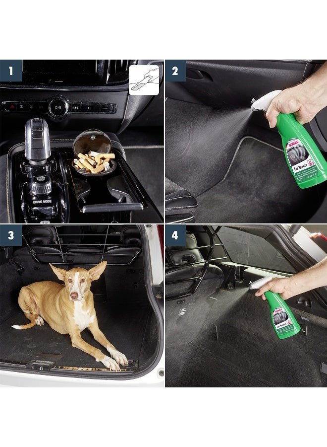 سوناكس SONAX Car Breeze منظف داخلي للسيارة 500 مل (16.9 أونصة سائلة) - بخاخ معطر للجو، يزيل الروائح الكريهة، برائحة منعشة؛ بخاخ لتنظيف المقصورة الداخلية (المقاعد، لوحة القيادة، التنجيد، وفتحات التكييف) - Image 3