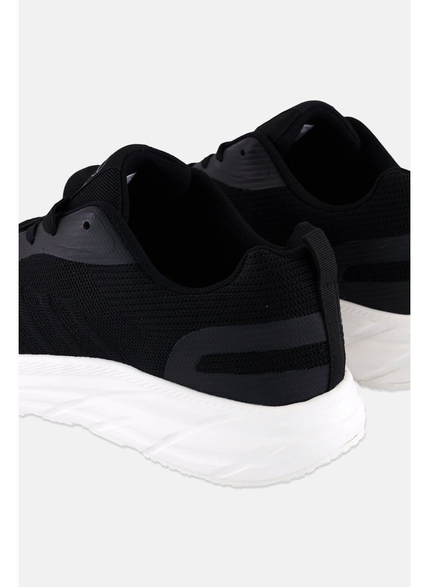 CROSSHATCH Men Lennart Lace Up Running Shoes, Black  - Image 3