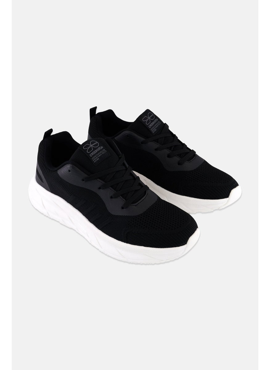 CROSSHATCH Men Lennart Lace Up Running Shoes, Black  - Image 1
