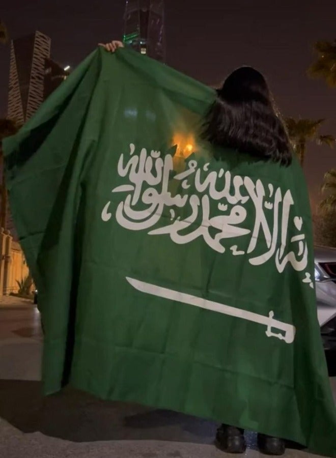 Kingdom of Saudi Arabia Flag – Double-Sided Outdoor Flag (80 x 120 cm) Ready for National Day - Image 3