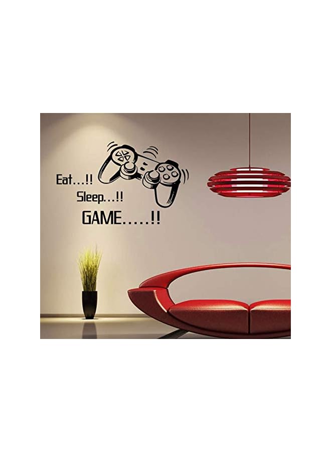 Zaboon Game Handle Shape Carved Wall Stickers Living Room Bedroom Removable Wall Paper Applique Mural Sticker Home Decoration-Es - Image 3