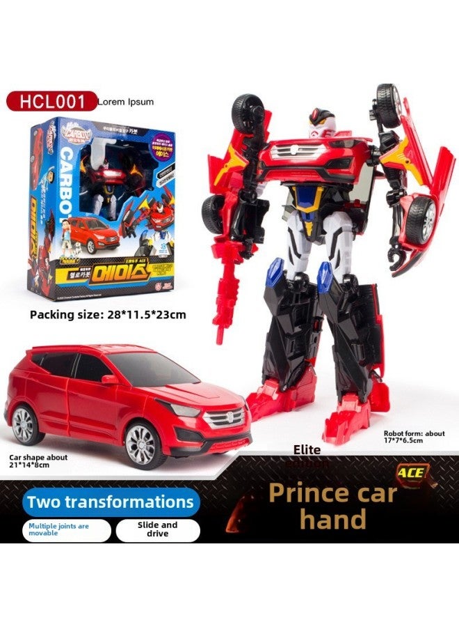 Kabao Car God Reload Return Fire King Driver Elite Edition Children's Classic Transforming Robot Boy Toy-Color:Elite Edition  2 Forms  - Image 1