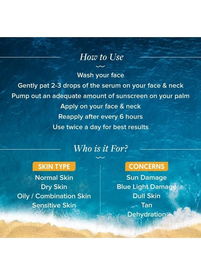 Aqualogica Fun In The Sun Duo Sunscreen (50G) ; Face Serum (30Ml)  - Image 5