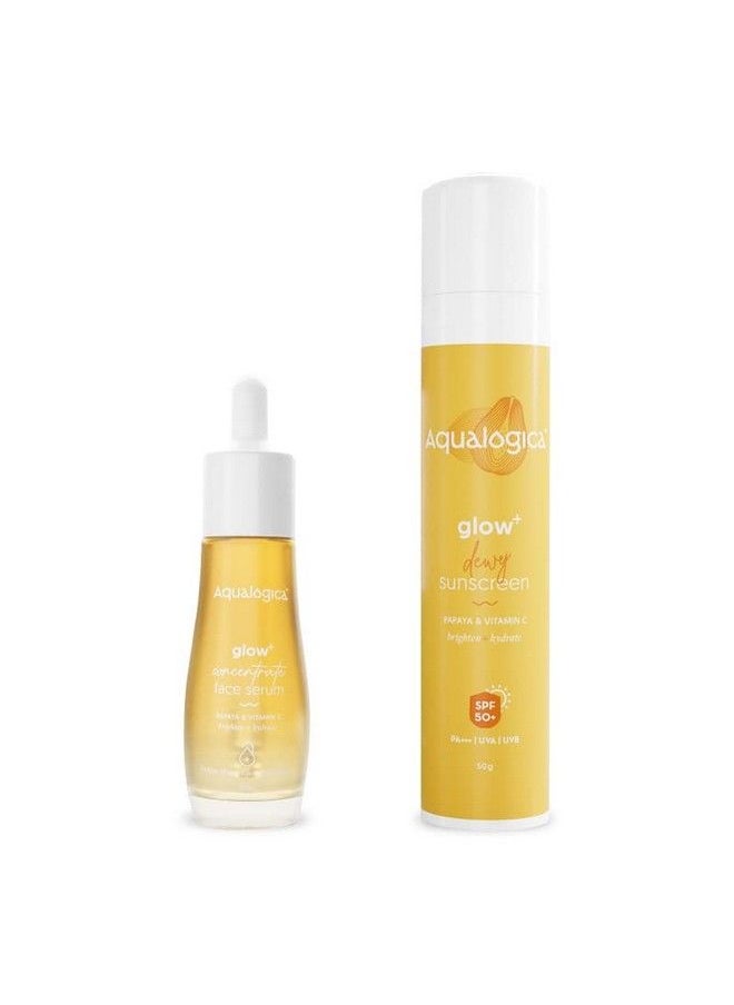 Aqualogica Fun In The Sun Duo Sunscreen (50G) ; Face Serum (30Ml)  - Image 1